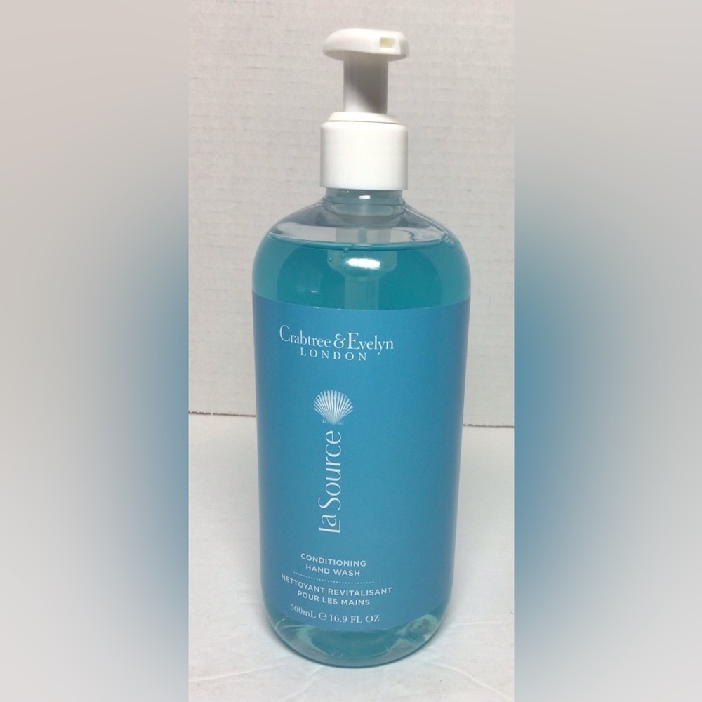 Crabtree & Evelyn LA SOURCE Conditioning Hand Wash Soap Pump 16.9 oz BRAND NEW!